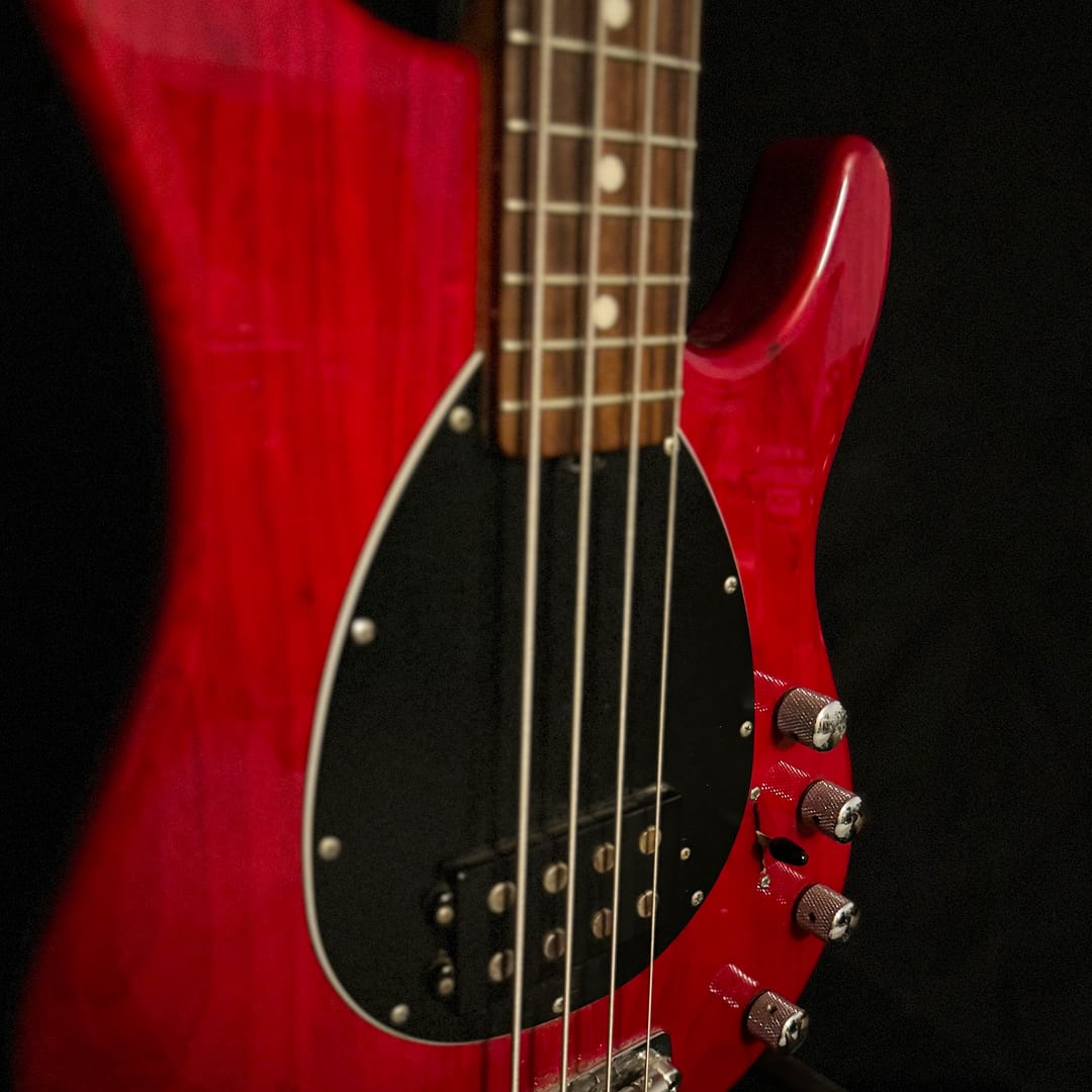 1998 Ernie Ball Music Man Sterling, Red Translucent (USA)
