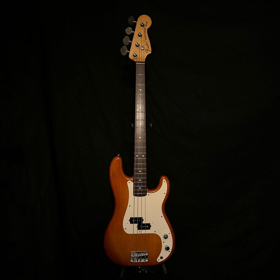 1988 Fender Japan PB70 Precision Bass in Cherry Sunburst, Fujigen-built 70s reissue MIJ bass guitar