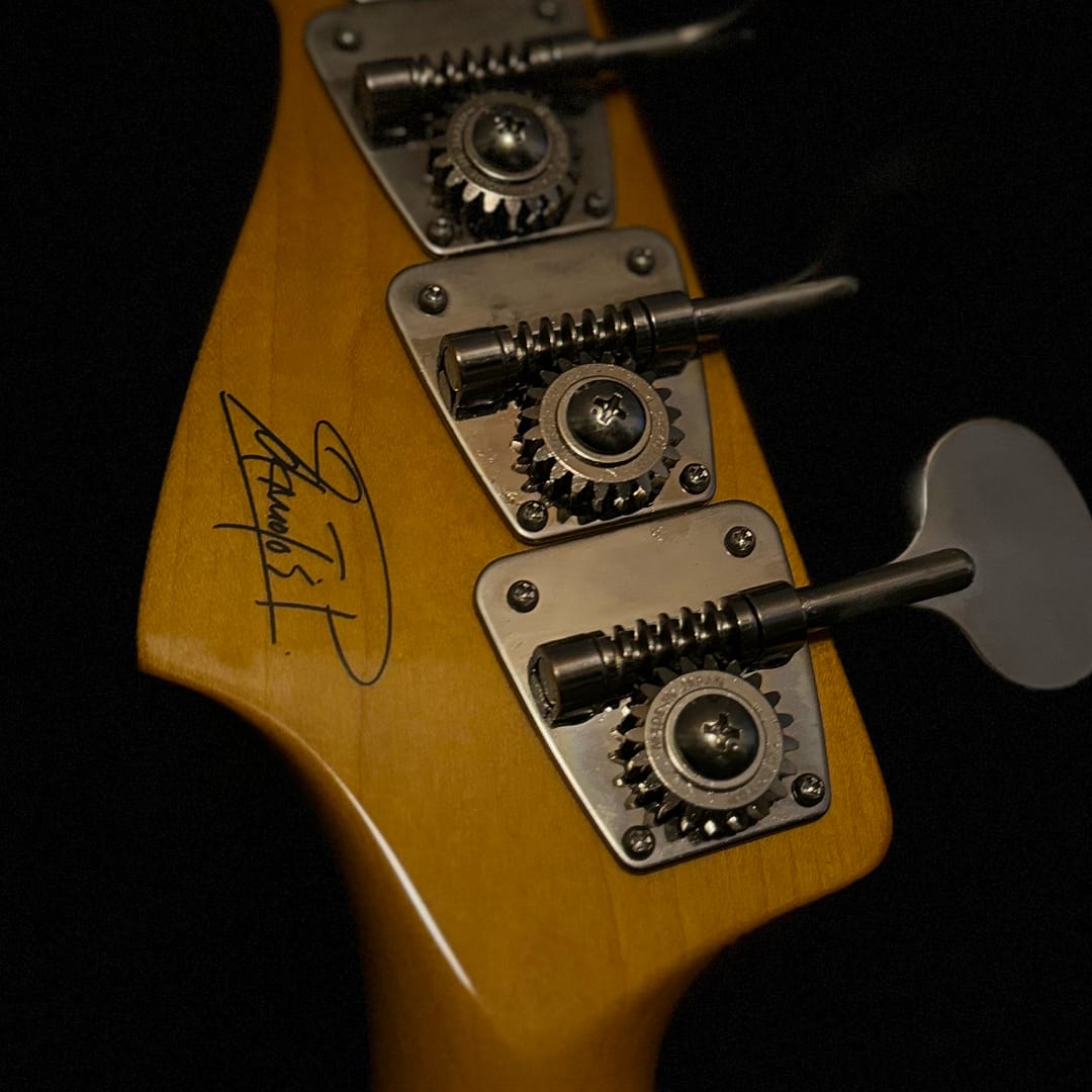 2018 Fender Hama Okamoto Precision Bass #4, Olympic White (MIJ)