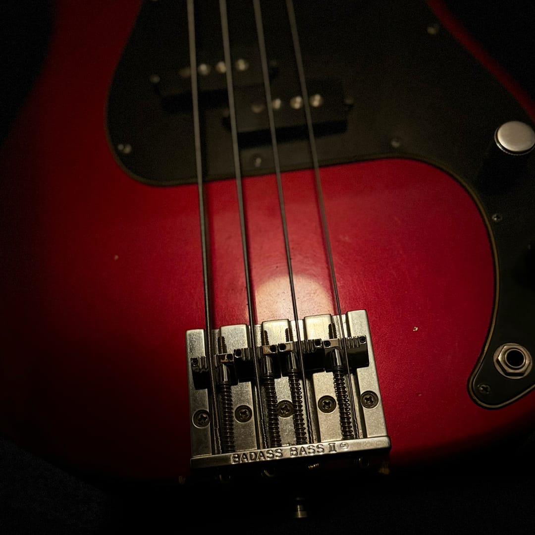 2013 Fender Nate Mendel Signature Precision Bass, Candy Apple Red