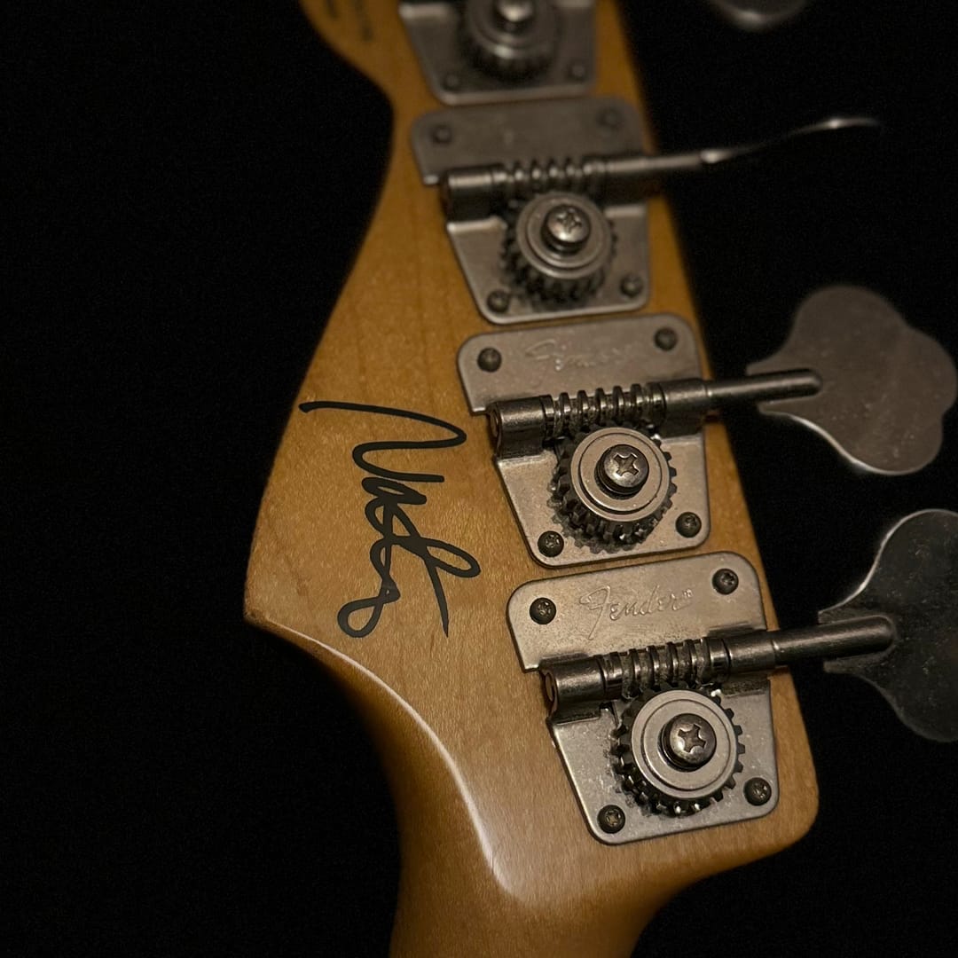 2013 Fender Nate Mendel Signature Precision Bass, Candy Apple Red