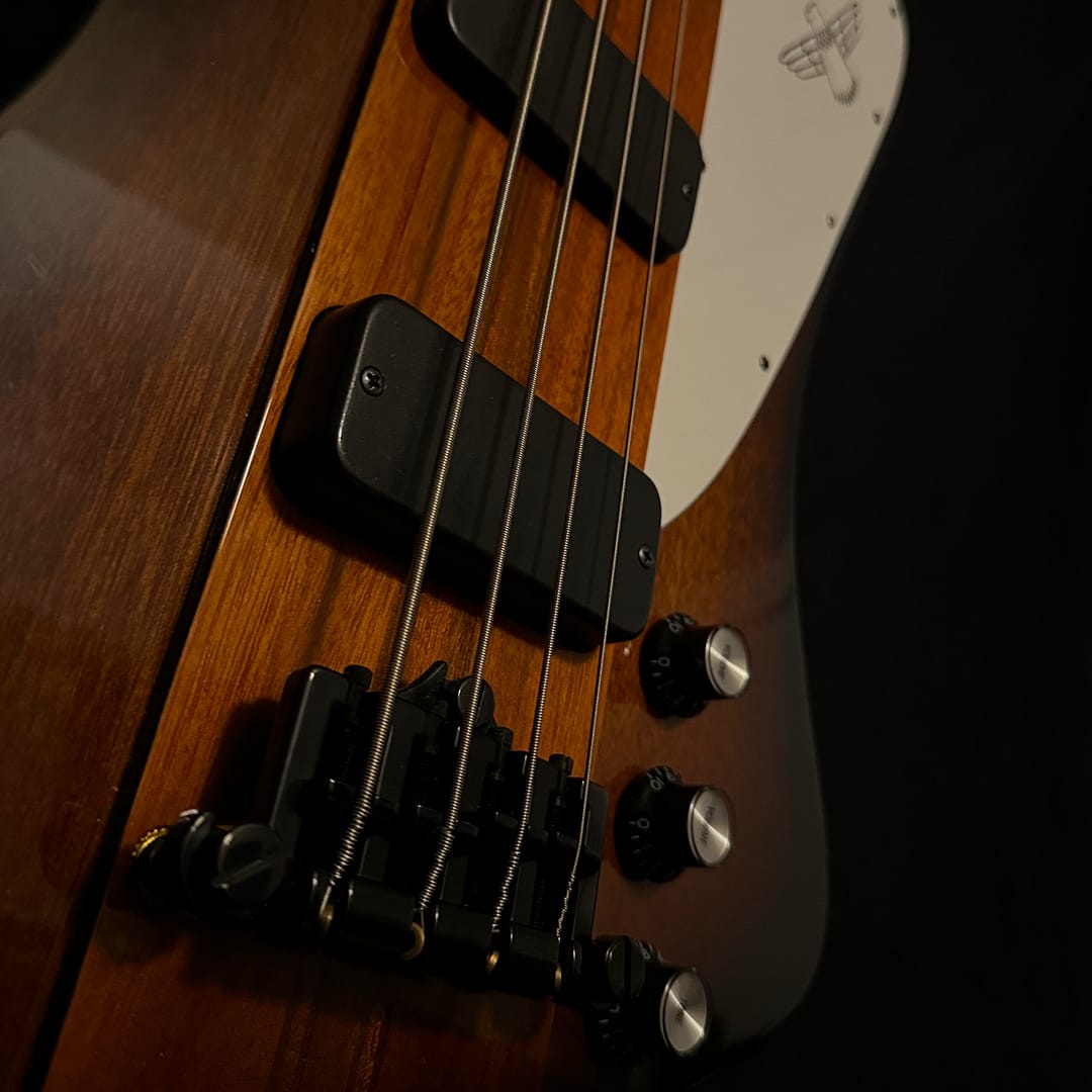 2013 Gibson Thunderbird IV bass in Vintage Sunburst, part of the Bass Vault collection