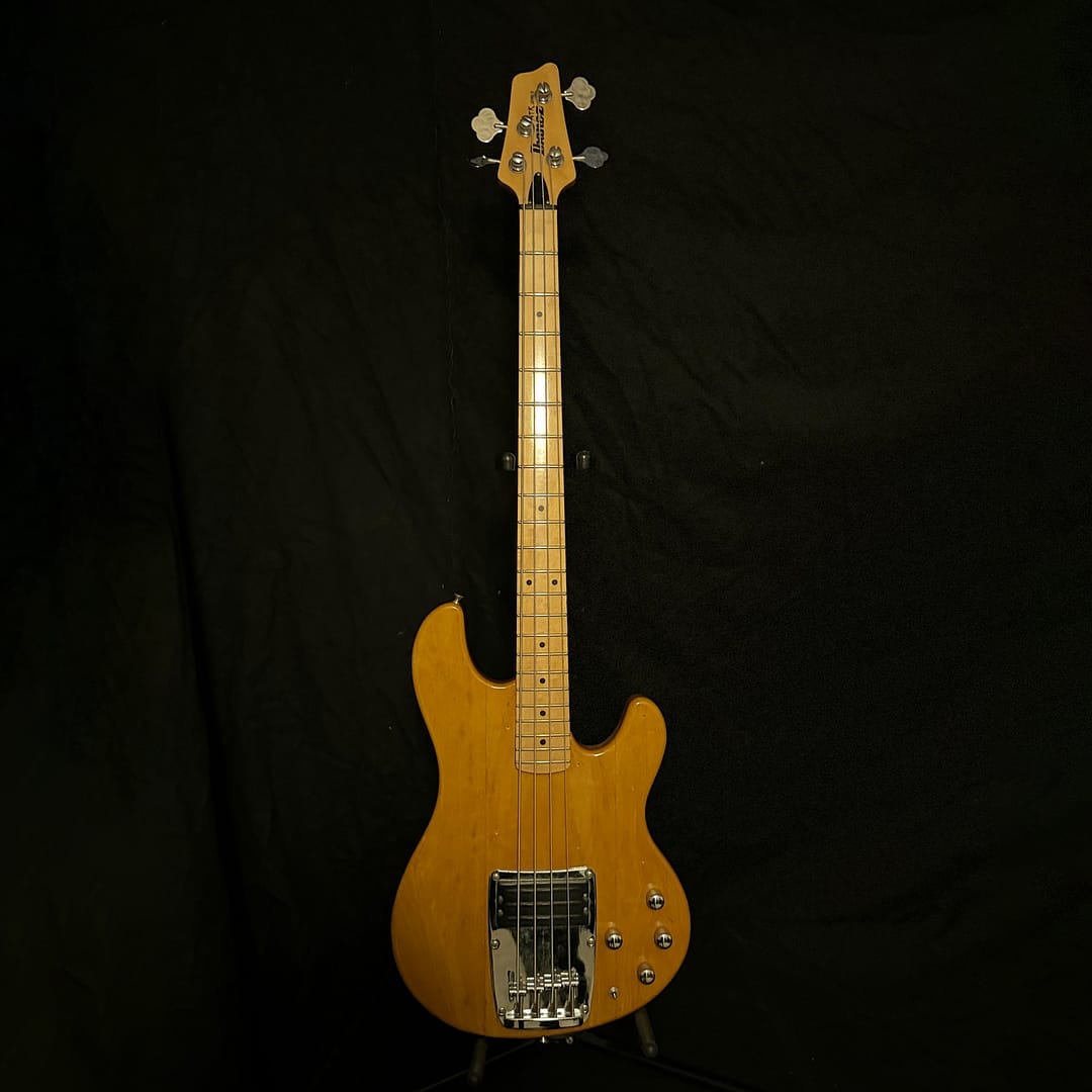 1998 Ibanez ATK300 in Natural finish, Made in Japan Fujigen-built active bass with ash body