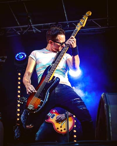 Henrik Bonde Hanfgarn, bass player and curator of Basses in Strange Places