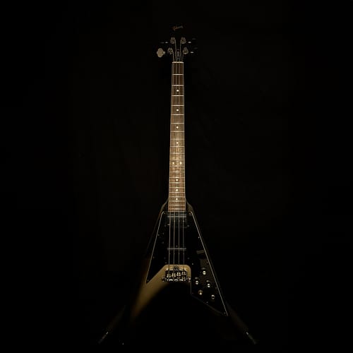 Rare 1981 Gibson Flying V Bass in Silverburst finish - Vintage 4-string electric bass guitar